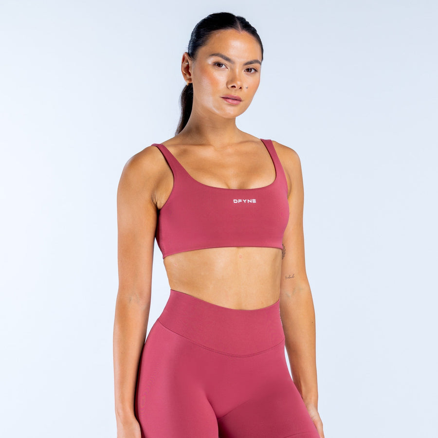 Brassière dos échancré Defy Framboise