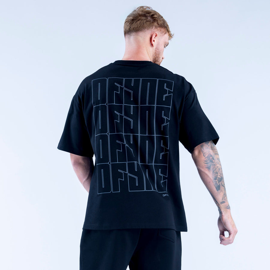 T-shirt imprimé Recharge Noir minuit