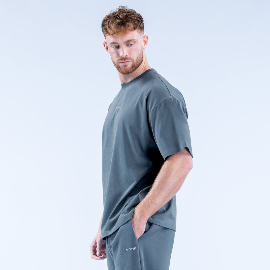 T-shirt imprimé Recharge Gris ardoise